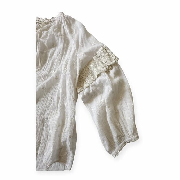 Ulla Johnson Nila Blouse in Natural, ‎ Size 2, New with tag - Picture 11 of 15